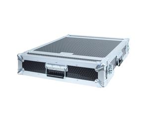 KIMEX - Flight Case - Rack 19" - Capacidad 2U - Doble puerta - 101-0102