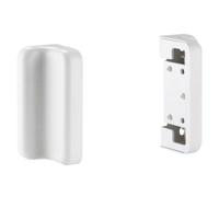 Kimex Kit de 2 Soportes de Pared para Riel Portaherramientas Máx. 50kg