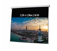 Kimex Pantalla de Proyección Eléctrica 2.20x1.38m Formato 16:10