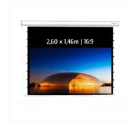Kimex Pantalla de Proyección Motorizada Tensionada 2.60x1.46m Formato 16:9 con Wi-Fi Blanca