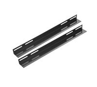 KIMEX - Par de guías fijas - para Armario Rack 19'' - Longitud 500mm - Color Negro - 110-0169