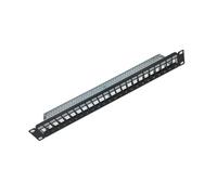 Kimex Patch Panel para Rack 19" 1U 24 Puertos