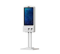 KIMEX - Quiosco Interactivo táctil - Tamaño de la Pantalla 32" - con 2 Soportes para Terminal de Pago e Impresora - 165-3205C