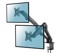 Kimex Soporte de Mesa con Mecanismo de Regulación con Muelle para 2 Monitores 17"-27"