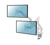 Kimex Soporte de Mesa Full Motion para 2 Monitores 17''-32'' con USB VESA 100x100 Máx 9Kg