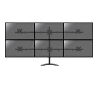 KIMEX - Soporte para PC - 6 pantallas - 17-32 pulgadas - Función Inclinable / giratorio - 015-1156