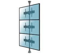 Kimex Soporte de Suelo a Techo para 3 Pantallas de TV 32"-75" VESA 600x400 Máx. 30Kg
