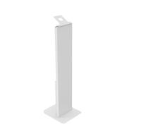 KIMEX - Soporte para Tablets - Compatibilidad VESA 75x75 - Montaje en Suelo - Altura 110 cm - Blanco - 091-4003