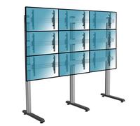 Kimex Soporte de Suelo para 9 TV 45"-50" VESA 600x400 Máx. 50Kg