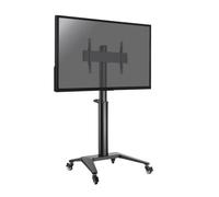 Kimex Soporte de Suelo para Pantalla TV 37" - 70" Altura 125-160 Cm Negro