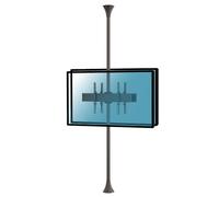 Kimex Soporte de Suelo/Techo para 2 Pantallas de TV 32''-75'' VESA 600x400 Máx 30Kg