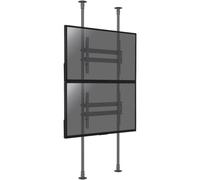 Kimex Soporte de Suelo-Techo para 2 TVs 50"-100" Altura 300cm VESA 800x600 Máx. 90Kg