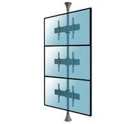 Kimex Soporte de Suelo/Techo para 3 Pantallas de TV 32"-75" VESA 400x400 Máx 30Kg