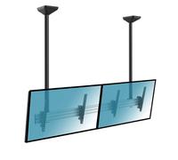 Kimex Soporte de Techo para 2 Pantallas de TV 45"-55" Altura 150cm VESA 600x400 Máx 50Kg