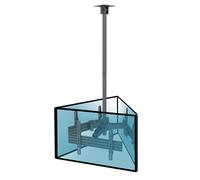 Kimex Soporte de Techo para 3 Pantallas 32"-65" Altura Ajustable 86-325cm 600x400 Máx. 30Kg