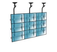 Kimex Soporte de Techo para 9 Pantallas 45"-50" VESA 600x400 Máx. 50Kg