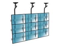 Kimex Soporte de Techo para 9 Pantallas de TV 50"-55" VESA 600x400 Máx 50Kg