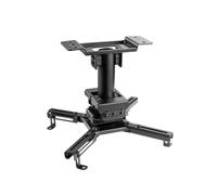 KIMEX - Soporte para proyector - Montaje en Techo - Función Giratorio/inclinable - Altura al Techo 25 cm - Color Negro - 052-3001