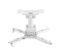 KIMEX - Soporte para proyector - Montaje en Techo - Función Giratorio/inclinable - Altura al Techo 25 cm - Color Blanco - 052-3000