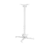 Kimex Soporte de Techo para Proyectores Altura 60-90cm Blanco