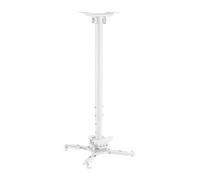 Kimex Soporte de Techo para Proyectores Altura 75-115cm Blanco
