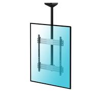 Kimex Soporte de Techo para TV 65"-75" Modo Vertical Altura 150cm VESA 800x600 Máx. 50Kg