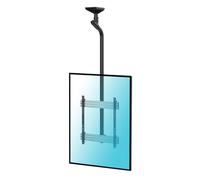 Kimex Soporte de Techo para TV 65"-75" Modo Vertical Altura 225cm VESA 800x600 Máx 50Kg