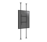 KIMEX - Soporte de TV - de Suelo-Techo - para Pantallas 50"-100" - Altura máxima 300 cm - Modo Retrato - 032-1009K