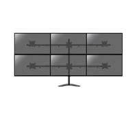 KIMEX - Soporte para PC - 6 pantallas - 17-32 pulgadas - Función Inclinable / giratorio - 015-1156