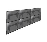 KIMEX - Soporte TV - Fijación en Pared - para 6 Pantallas de 49-55 Pulgadas - Carga máxima 70 kg - 017-2123K