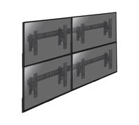 KIMEX - Soporte TV - Videowall - Montaje en Pared - para 4 Pantallas 49-65 Pulgadas - Push Pull - Capacidad de 70 kg - 017-2122K