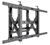 Soporte TV con brazo - KIMEX 017-2094 Soporte videowall para pantallas 43"-110", De 43 "a 110 ", 100x100 min, 900x400 max, Negro