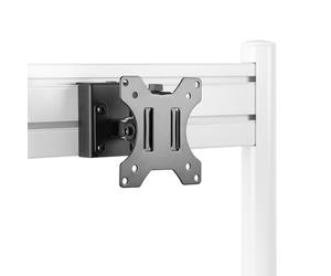 KIMEX Support moniteur PC 13''-27'' pour Rail de Fixation Slatwall