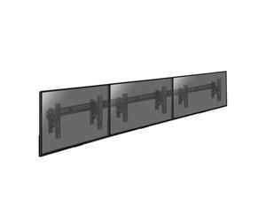 KIMEX - Support TV - Videowall - para 3 Pantallas 49-55 Pulgadas - Kit Completo con Fijaciones - Negro - 017-2113K