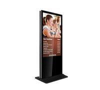 KIMEX - Totem de vídeo - Doble cara - 2 pantallas de 55" - Full HD - Brillo 500 CD/m² - 24h/7j - 161-5502