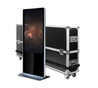 KIMEX Tótem de vídeo Interior de 43´´ Full HD 500 CD + Flightcase