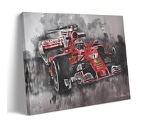 Kimi Raikkonen F1 Race Poster Best Finnish Canvas Carteles de Sala de Estar Pinturas de Dormitorio Pinturas de Pared Impresiones Modernos Cuadros de Decoración del Hogar Pintura de Decoración para