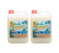 KIMIA Pack 2 Detergentes Summer Dreams 5L | Detergente Lavadora Concentrado Esencias Gourmet | Perfume Larga Duración VernovaCaps | Biodegradable Elimina MaL Olor de raiz