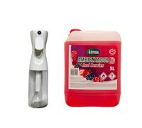 KIMIA - Pack Ambientador de Hogar Concentrado Red Berries 5L + Pulverizador | Perfumador con Fragancia a Frutos Rojos | Para Cualquier Estancia de Casa y Oficina | Ambiente Fresco y Perfumado