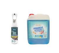 KIMIA - Pack Blue Reef Fregauselos Concentrado 5L + Ambientador Concentrado 300ml | Limpieza Profunda | Fragancia Marina y Duradera | para Todo Tipo de Suelos | Múltiples Aplicaciones