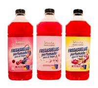KIMIA Pack Yourself Red - Lote de 3 Fregasuelos 2L (6 Litros): Red Berries, Exotic Fruits y Oriental Flowers | Limpieza Intensa, Brillo Espejo y Aromas Exóticos de Larga Duración