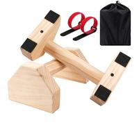 KIMIGO Barras Paralelas Calistenia,Barra de Flexiones,Fitness Barras Paralela,Barra Puede de Soporte para Flexiones Aparato de musculación,Agarres Paralelos Antideslizantes Para Gimnasia Fitness Yoga