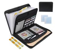 KIMIGO Carpeta Archivadora A4,Organizador de Carpetas de Documentos,Funda Extensible para Documentos,13 Compartimentos para Documentos,Recibos,Facturas,Tickets y Efectivo,Carpeta Acordeón Compacta