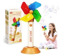 KIMIGO Generador de Pompas Interactivo Infantil,Máquina de Burbujas para Niño,Automatic Maquina Burbujas,Maquina Pompas Jabon,para Fiestas Infantiles, Jardín, Cumpleaños, Pascua, Navidad y Actividades