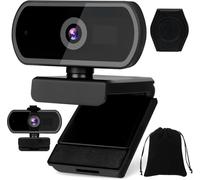 KIMIGO Webcam 1080p,PC Cámara Web,Cámara Web USB,Cámara Web de Transmisión,Cámara Webcam para PC,PC Webcam,Uhd Webcam,para Conferencia,Videollamada,Transmisión en Vivo y Aprendizaje
