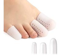 Kimihome 16 Tapones y Protectores para los Dedos de los Pies, Almohadillas de Silicona que Proporcionan Alivio para Callos, Ampollas y Uñas Encarnadas (4 Grande + 8 Mediano + 4 Pequeño)