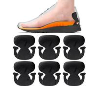 Kimihome 6 almohadillas para talón para zapatos para hombre y mujer - Almohadillas antideslizantes para el talón para zapatos demasiado grandes, ideal para deportes, correr y trabajo - Protección