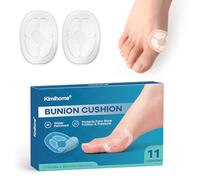 Kimihome Protectores de Gel para Juanetes con Hidrogel - Almohadillas para juanetes - Protector Dedos Pie Suave, Previene Rozaduras, Resistente al Agua y Sudor - Pack de 11