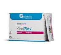 Kimipharma Kimiplex 320 Caps, Alimento Complementario con Aceite de Cáñamo y Antioxidantes para Función Sensorial