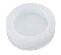 KIMISS 1 Conjunto de Molde de Cenicero Silicona Molde de Resina Epoxi con Superficie de Espejo para Caja de Almacenamiento de Bricolaje, Base Redonda para Proyectos de Manualidades